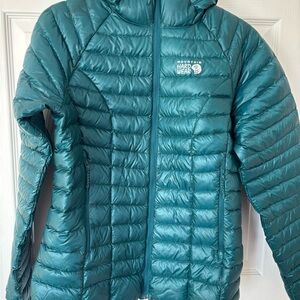 Mountain Hardwear Turquoise Quilted Jacket